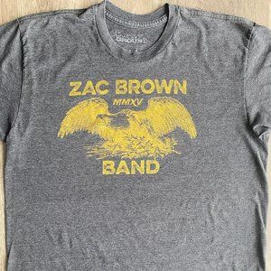 Zac Brown Jekyll + Hyde 2015 Tour Tee Sz.L